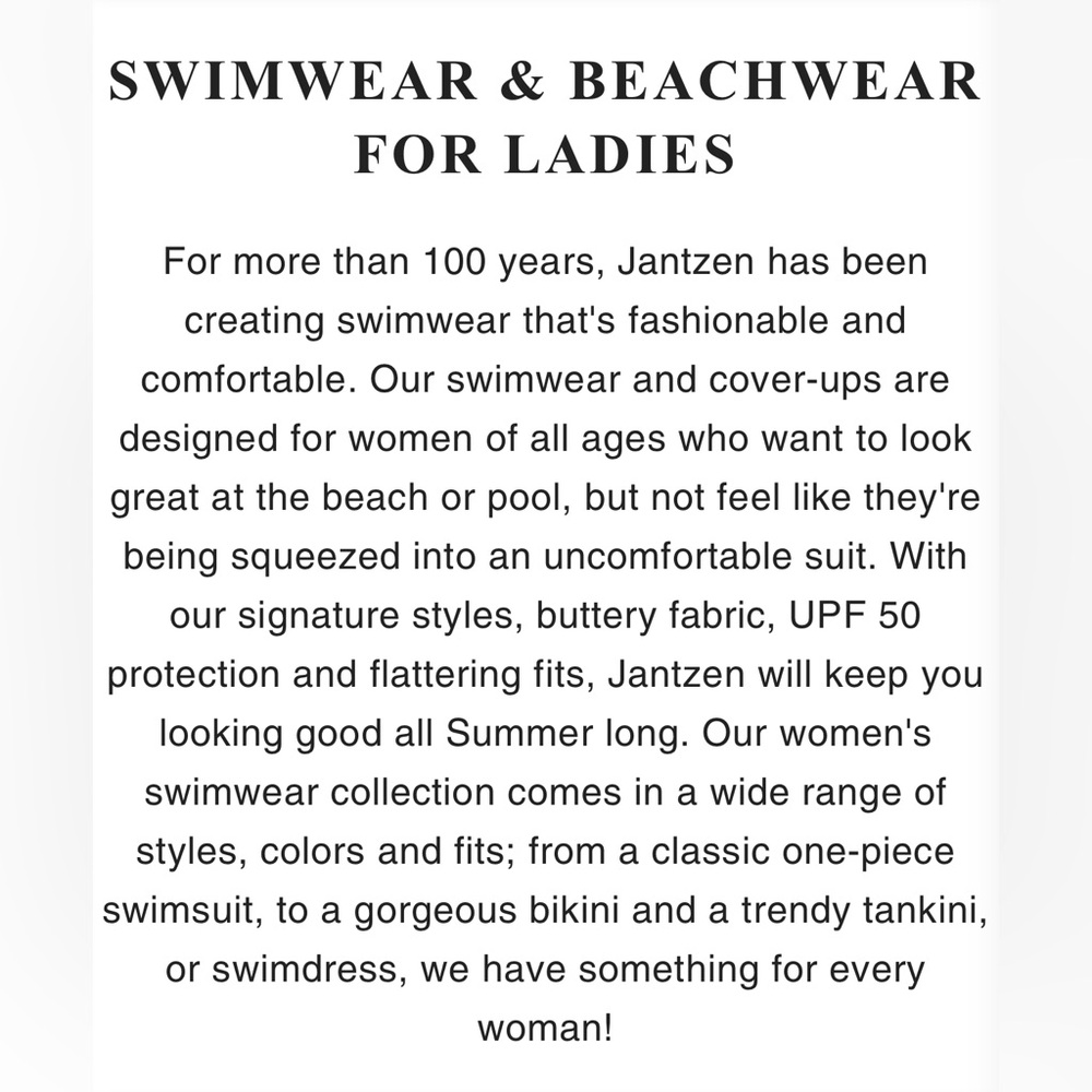 NWT summer beach vacation Jantzen Classics bandeau rope one piece swimsuit - Picture 11 of 11